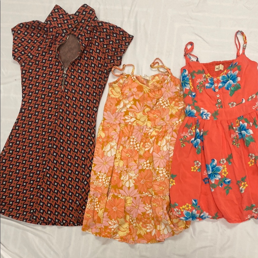 Trio of Vibrant Dresses